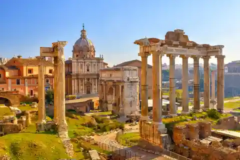 Colosseum, Forum Romanum og Palatinerhøjen