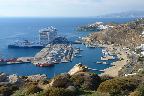 Mykonos: Sightseeing Tour with Terminal Pickup Mykonos New Port Meeting Point