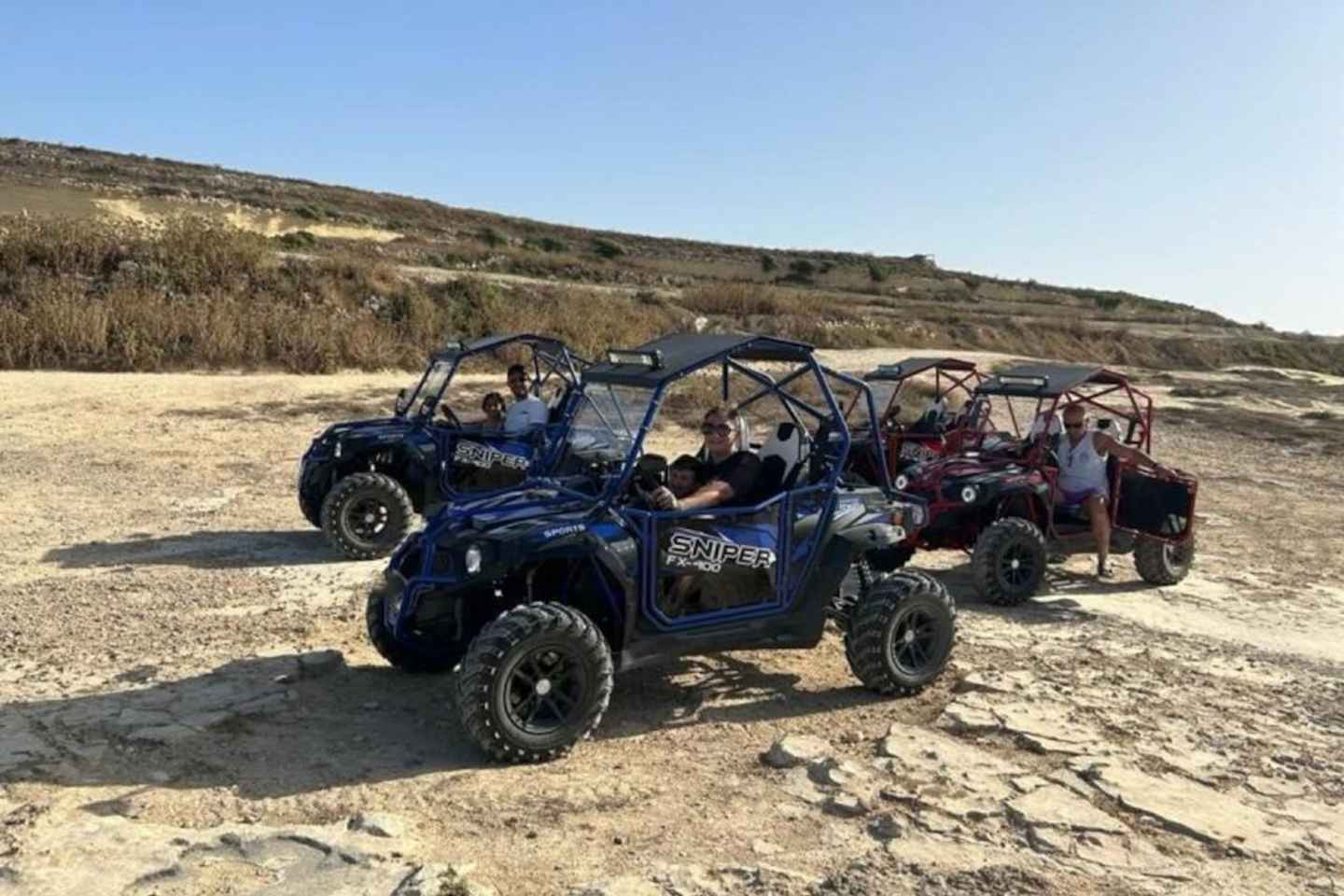 Malta: Gozo Buggy Tour with Lunch and Boat Ride