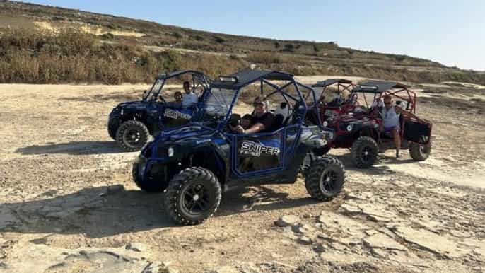 Malte : excursion en buggy à Gozo avec déjeuner et tour en bateau