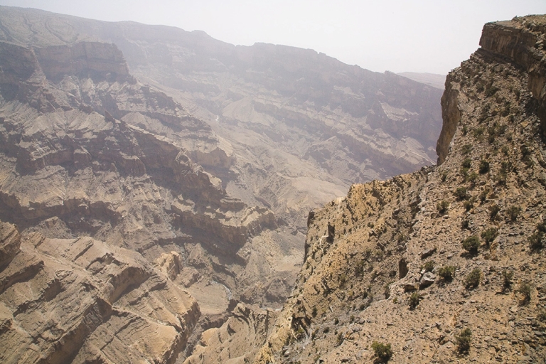 Depuis Mascate : excursion privée à la journée monts Hajar