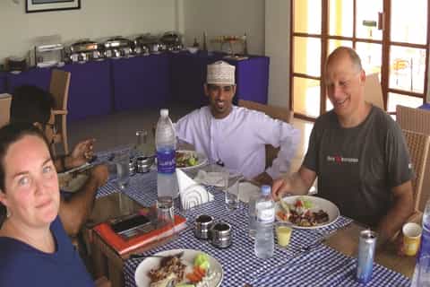 Muscat: Wadi Shab and Bimah Sinkhole Tour with Audio Guide