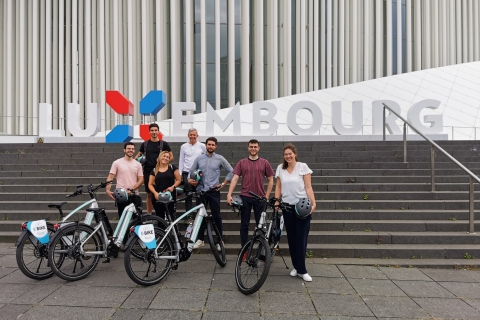 Le meilleur de la ville de Luxembourg : visite guidée en vélo électriqueVisite guidée privée en vélo électrique