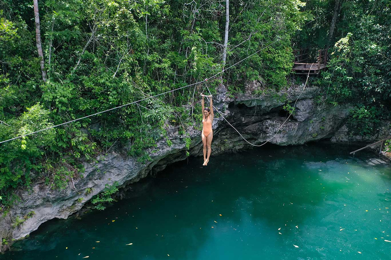 Cancún: Cenote Zapote AdventureTransport nie jest wliczony w cenę