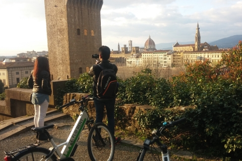 Prywatna wycieczka rowerem elektrycznym: Piazzale Michelangelo i wzgórza Florencji