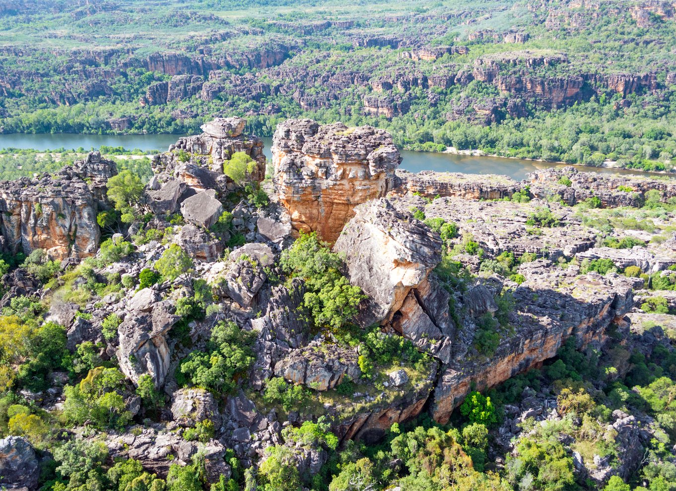 Jabiru: Guidet flyvning over Kakadu National Park