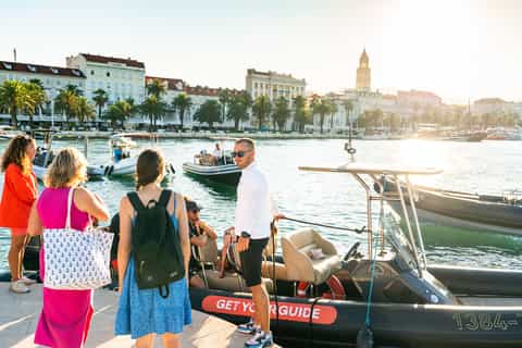 From Split & Trogir: 5 Islands Day Trip with Blue Cave Entry