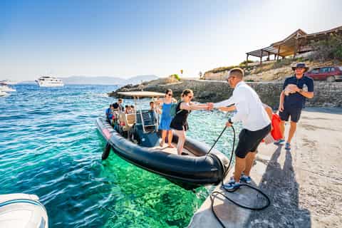From Split & Trogir: 5 Islands Day Trip with Blue Cave Entry