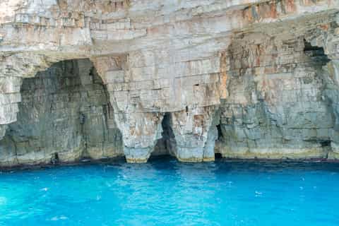 From Split and Trogir: 5 Islands and Blue Cave Day Trip