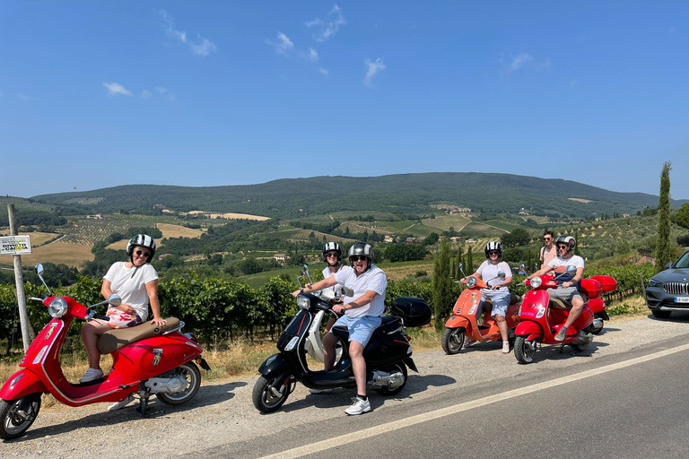 from Florence: All inclusive Tuscany Vespa Tour in ChiantiShared Vespa - Driver over 18 and Passenger over 15