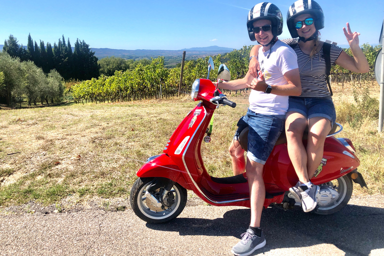 from Florence: All inclusive Tuscany Vespa Tour in ChiantiShared Vespa - Driver over 18 and Passenger over 15