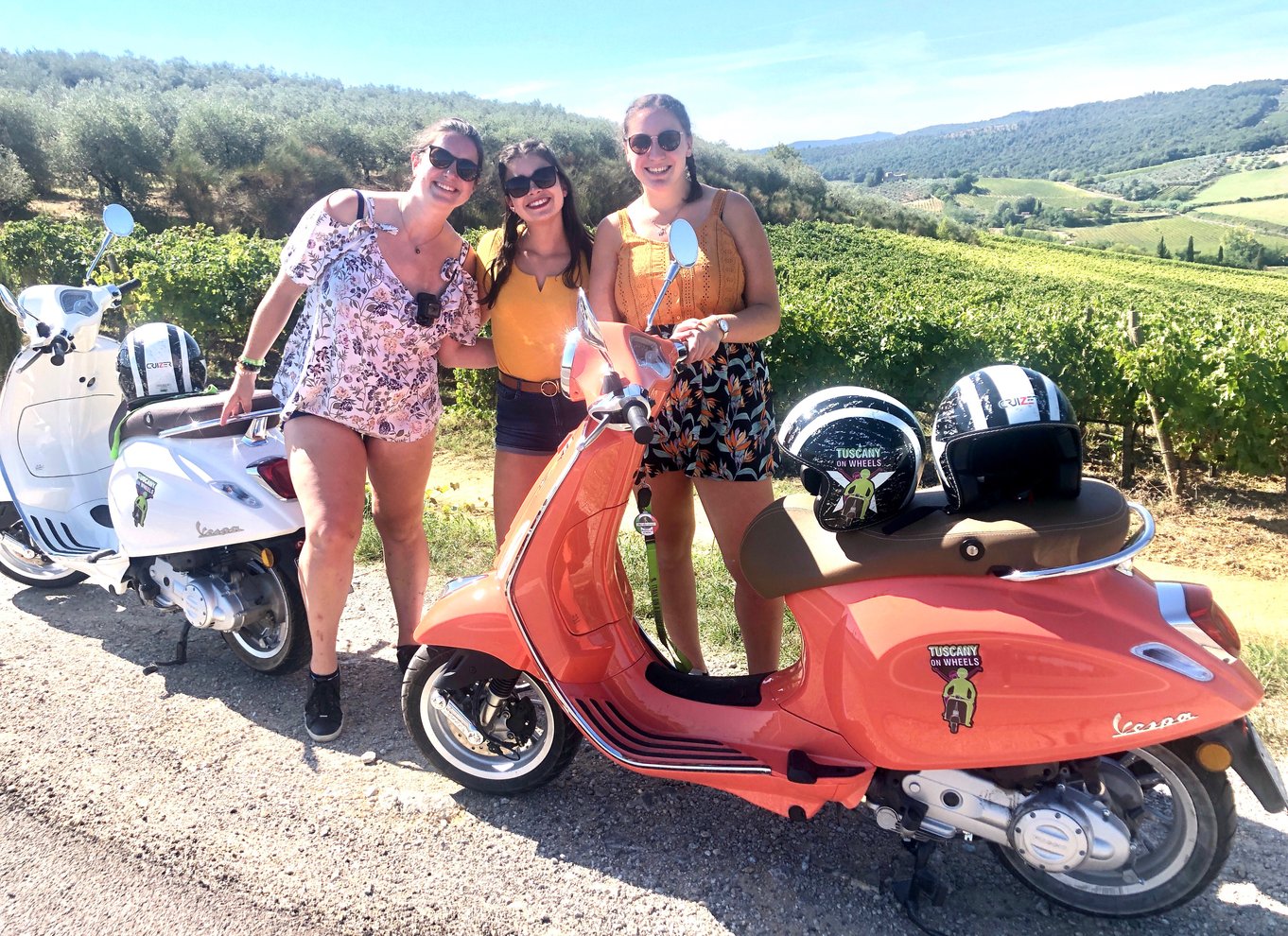 fra Firenze: All inclusive Toscana Vespa Tour i Chianti