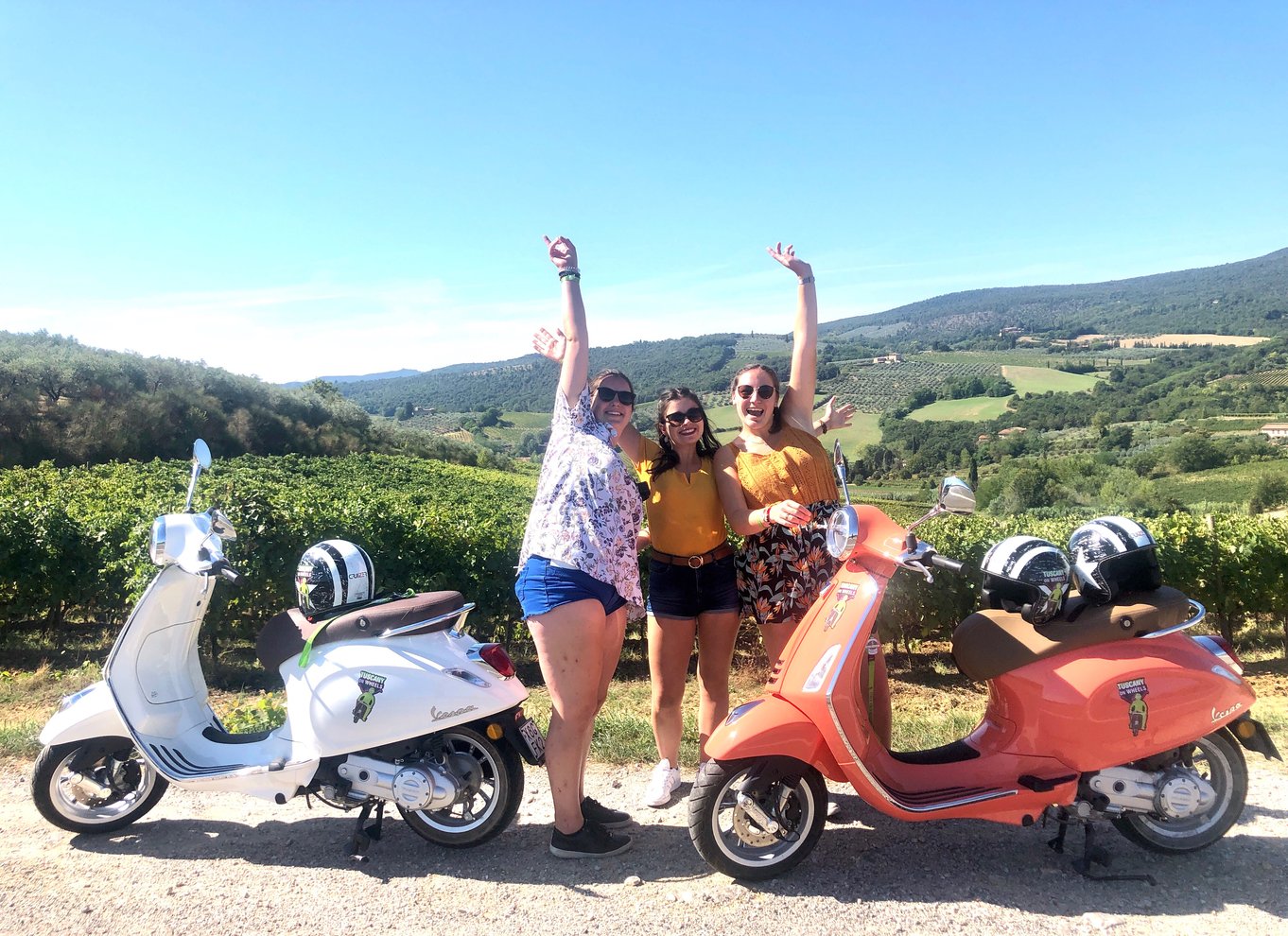 fra Firenze: All inclusive Toscana Vespa Tour i Chianti