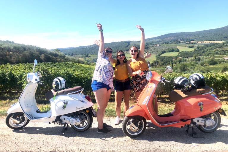 from Florence: All inclusive Tuscany Vespa Tour in ChiantiSelf-Drive - 18 and over