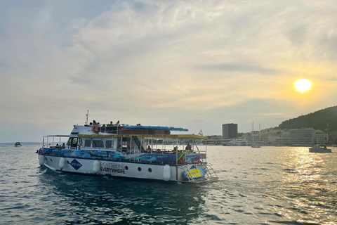 Split: Riviera Sunset Cruise &amp; zwemmen met zomerse sferenSplit: Riviera Sunset Cruise met zomerse sferen