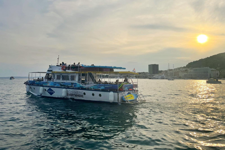 Split: Riviera Sunset Cruise &amp; zwemmen met zomerse sferenSplit: Riviera Sunset Cruise met zomerse sferen