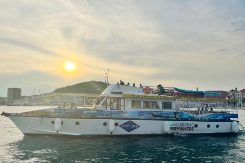 Split: Riviera Sunset Cruise &amp; Swim with Summer VibesSplit: Riviera Sunset Cruise with Summer Vibes