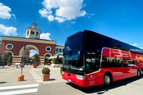 Mediolan: Transfer autobusem w obie strony do centrum Serravalle Designer Outlet