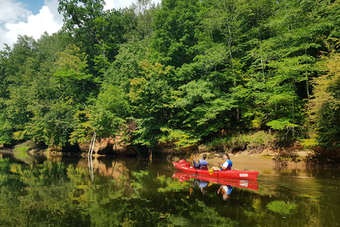 From Riga: Full-Day Scenic Gauja River Valley Kayaking Trip From Riga: Full-Day River Kayaking Tour to Sigulda