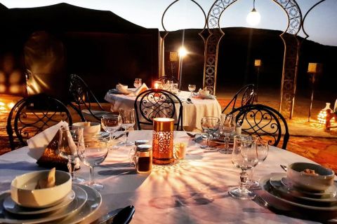 From Marrakech: Overnight Luxury Camping Trip to Zagora