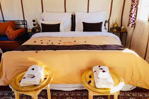 De Marrakech : nuitée en camping de luxe à Zagora
