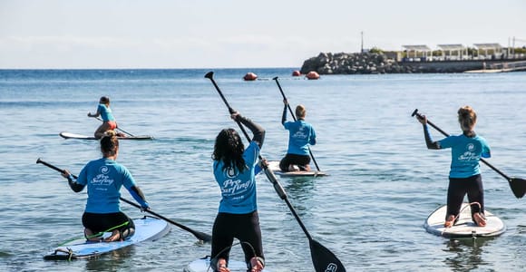 Gran Canaria: Stand-Up Paddle Lesson & Snorkeling Tour
