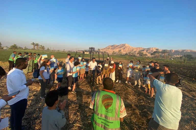 Luxor: luchtballonvaart over de vallei der koningen