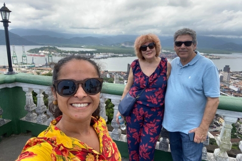 Santos: 7-stündige geteilte Stadtrundfahrt - Die wichtigsten SehenswürdigkeitenAbholung vom Santos Seaport - Gemeinsame Tour