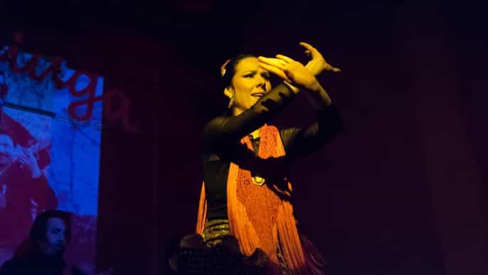 Malaga: Traditional Flamenco Show in Tablao Los Amayas
