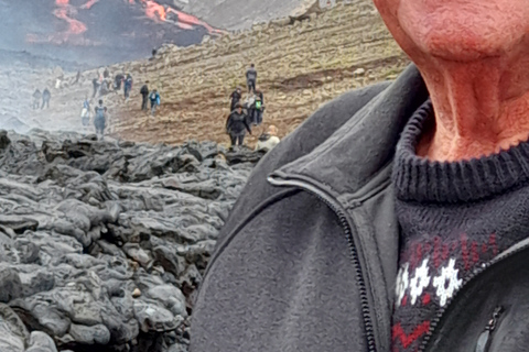 Reykjavík : Région des volcans-Grindavík, sources d'eau chaude et champs de lave