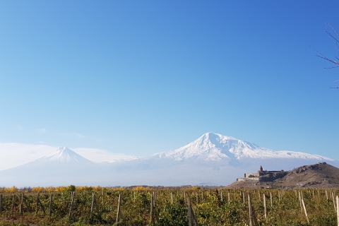 Desde Ereván: visita a la bodega y los monasterios del monte AraratVer monasterios y la bodega más antigua del mundo