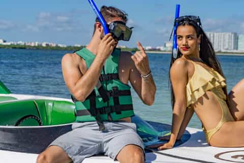 Cancun: Self-Drive Speedboat Tour with Snorkeling
