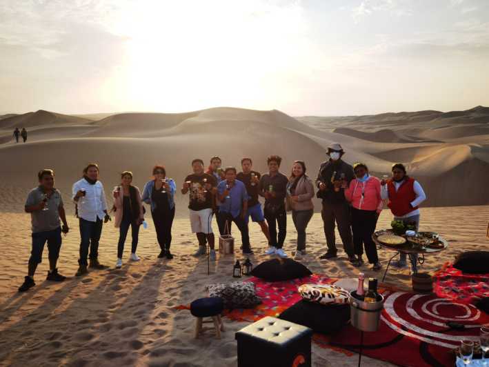 From Paracas: Private Buggy Tour with Desert Picnic