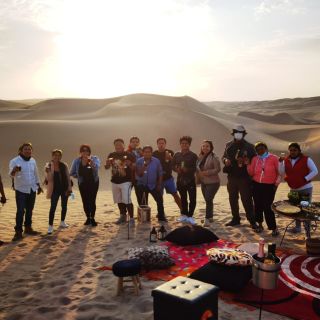 From Paracas: Private Buggy Tour with Desert Picnic