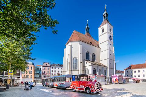 Regensburg: City tour com o trem BimmelbahnRegensburg: passeio turístico pela cidade de trem com guia de áudio