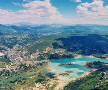 From Sinj: Flight Over Imotski, Trilj, Omiš, and Split