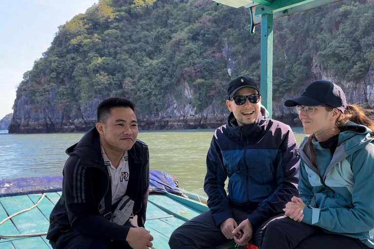 从河内出发：兰哈湾一日游，包含精彩活动从猫巴出发：兰哈湾一日游，包含丰富有趣的活动