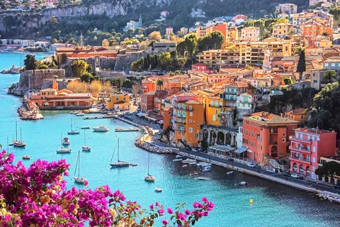 French Riviera East Coast Between Nice and Menton