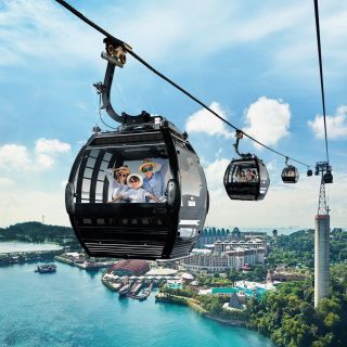 Сингапур: билет Sky Pass на канатную дорогу до Сентозы