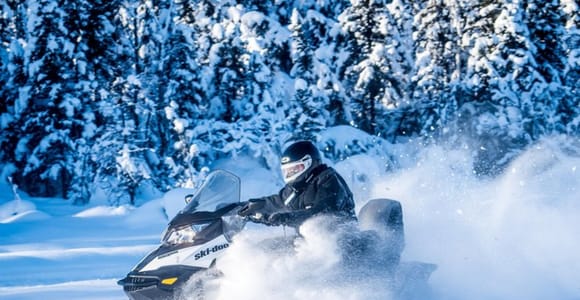 North Pole Alaska: 1-Hour Guided Fairbanks Snowmobile Tour