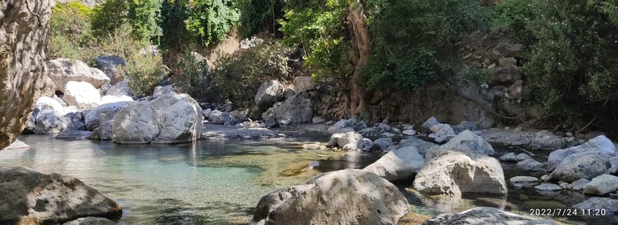 AGIA GALINI : Excursion d'aventures fluviales avec pique-nique