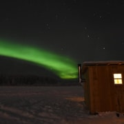 Chena Lake: Aurora Borealis Beobachtung & Eisangeln Abenteuer