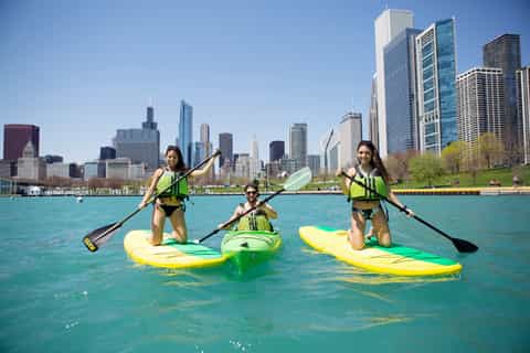 Chicago: Leie av kajakk eller paddleboard med valgfri leksjon