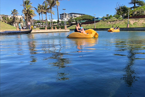 Durban: noleggio di pedalò sui canali del lungomare