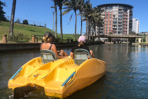 Durban: alquiler de botes a pedales Waterfront Canals