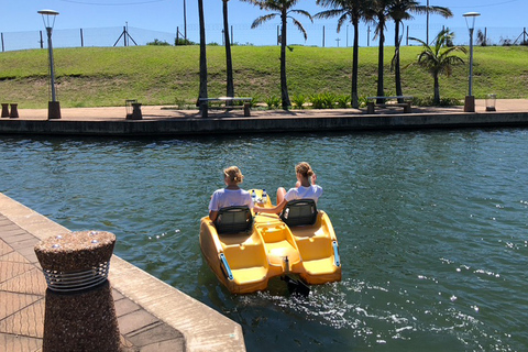 Durban: noleggio di pedalò sui canali del lungomare