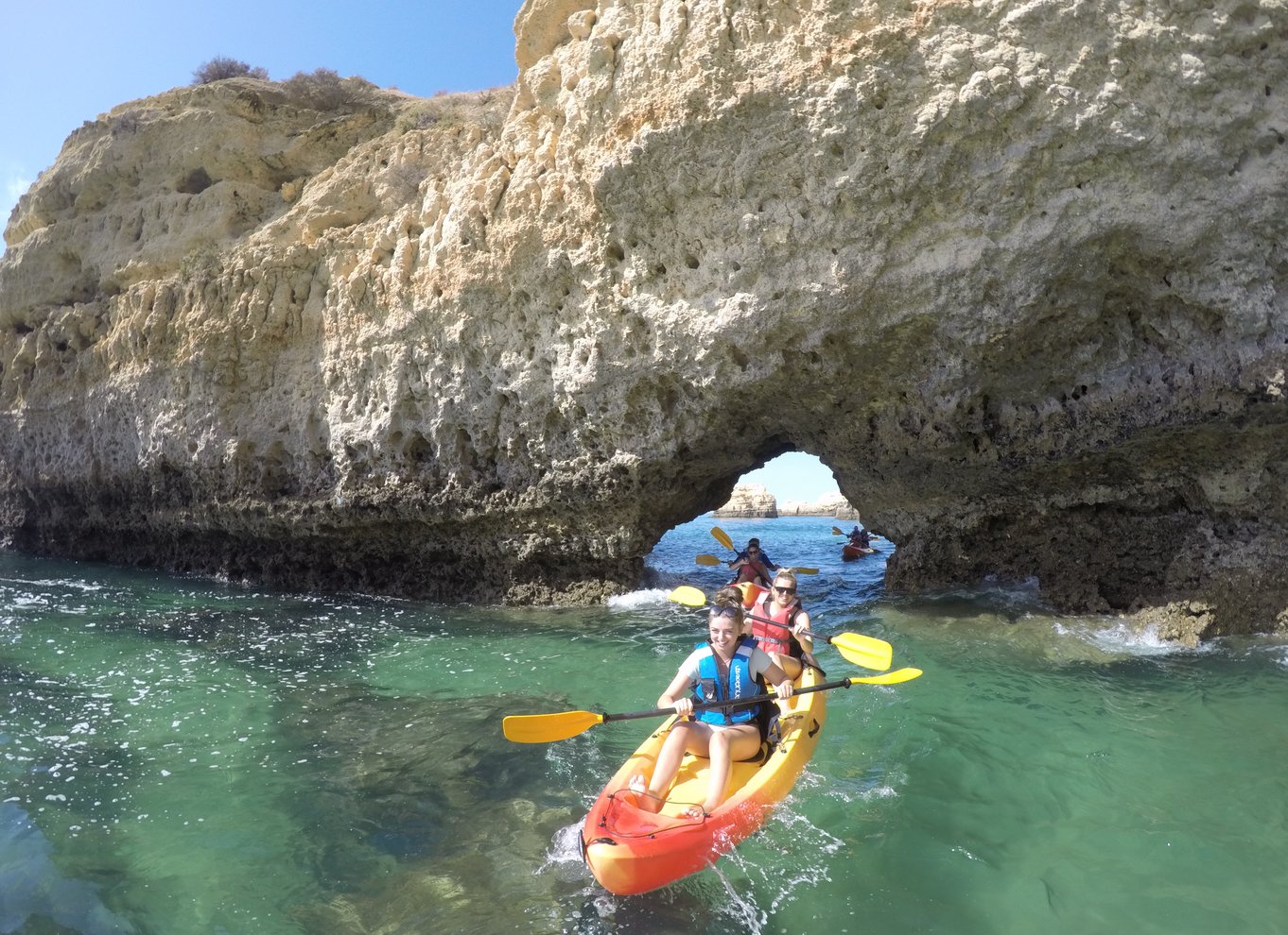 Albufeira: 2-timers kajakoplevelse i grotter og klipper