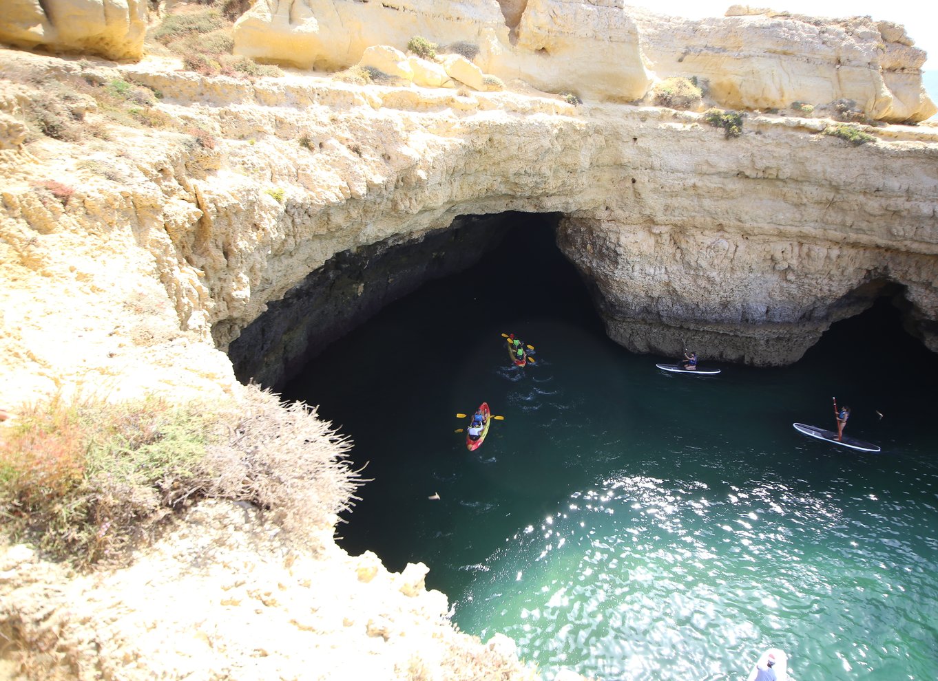 Albufeira: 2-timers kajakoplevelse i grotter og klipper