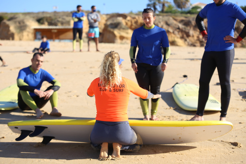 Albufeira : cours de surf de 2 heures