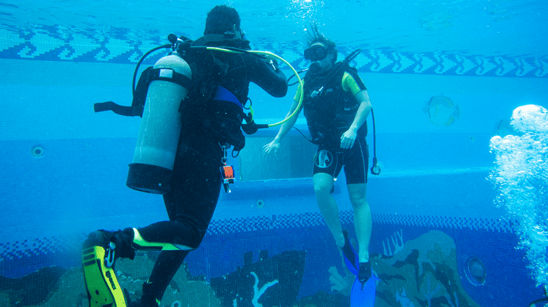 scuba diving school in cancun